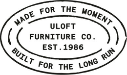 MADE FOR THE MOMENT ULOFT FURNITURE CO. EST. 1986 BUILT FOR THE LONG RUN logo