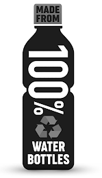 MADE FROM 100% WATER BOTTLES logo