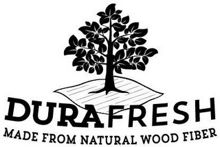 MADE FROM NATURAL WOOD FIBER DURAFRESH logo