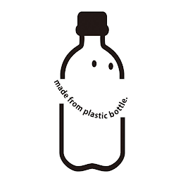 MADE FROM PLASTIC BOTTLE. logo