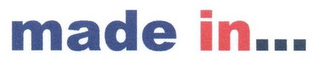 MADE IN ... logo