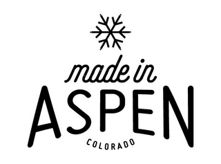 MADE IN ASPEN COLORADO logo