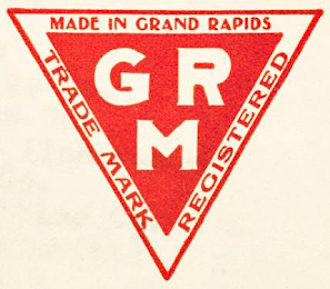 MADE IN GRAND RAPIDS TRADE MARK REGISTERED GRM logo