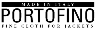 MADE IN ITALY PORTOFINO FINE CLOTH FOR JACKETS logo