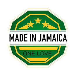 MADE IN JAMAICA ONE LOVE logo