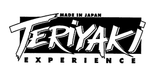 MADE IN JAPAN TERIYAKI EXPERIENCE logo