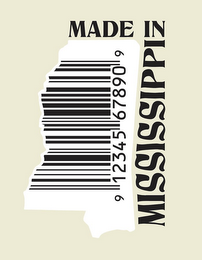 MADE IN MISSISSIPPI 912345678909 logo