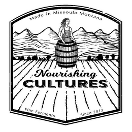 MADE IN MISSOULA MONTANA NOURISHING CULTURES FINE FERMENTS SINCE 2013 logo