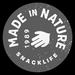 MADE IN NATURE SNACKLIFE 1989 logo