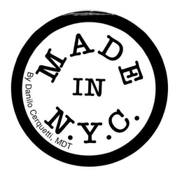 MADE IN N.Y.C. BY DANILO CERQUETTI, MDT logo