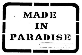 MADE IN PARADISE logo