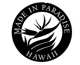 MADE IN PARADISE HAWAII logo