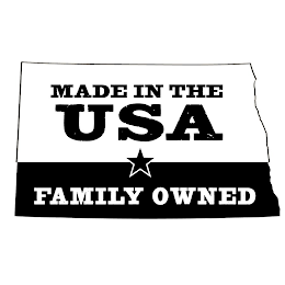 MADE IN THE USA FAMILY OWNED logo