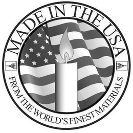 MADE IN THE USA FROM THE WORLD'S FINEST MATERIALS logo