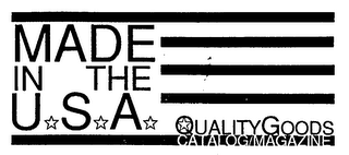 MADE IN THE U.S.A. QUALITY GOODS CATALOG/MAGAZINE logo