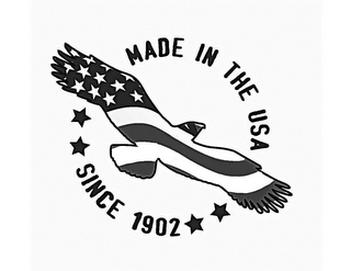 MADE IN THE USA SINCE 1902 logo