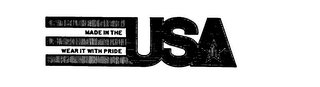 MADE IN THE USA WEAR IT WITH PRIDE logo