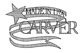 MADE IN USA CARVER logo