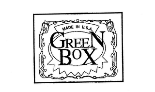 MADE IN U.S.A. GREEN BOX