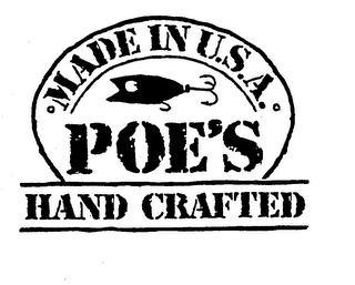 MADE IN U.S.A. POE'S HAND CRAFTED logo