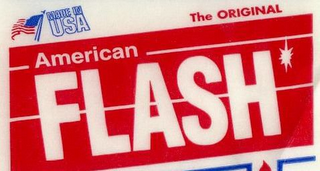 MADE IN USA THE ORIGINAL AMERICAN FLASH logo