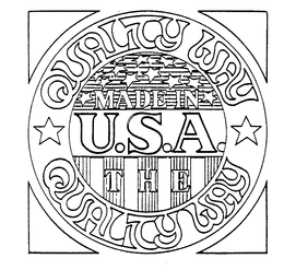 MADE IN U.S.A. THE QUALITY WAY logo