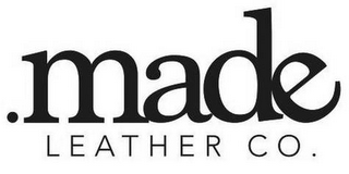 .MADE LEATHER CO. logo