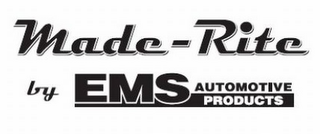 MADE-RITE BY EMS AUTOMOTIVE PRODUCTS logo