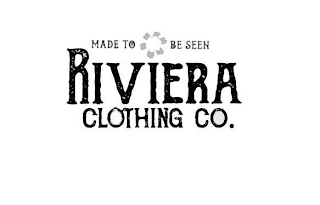 MADE TO BE SEEN RIVIERA CLOTHING CO. logo