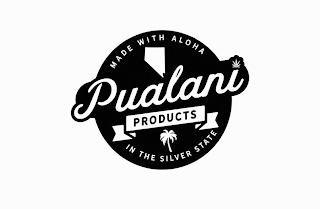 MADE WITH ALOHA PUALANI PRODUCTS IN THE SILVER STATE logo