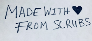 MADE WITH FROM SCRUBS logo