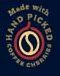 MADE WITH HAND PICKED COFFEE CHERRIES logo