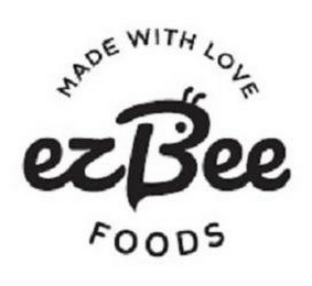 MADE WITH LOVE EZBEE FOODS logo