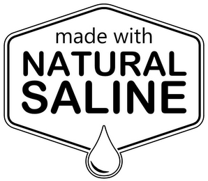 MADE WITH NATURAL SALINE logo