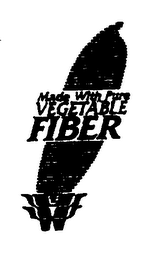 MADE WITH PURE VEGETABLE FIBER logo
