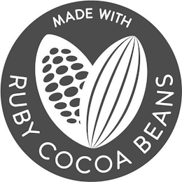 MADE WITH RUBY COCOA BEANS logo