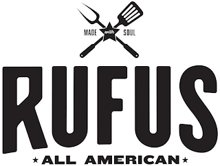 MADE WITH SOUL RUFUS ALL AMERICAN logo