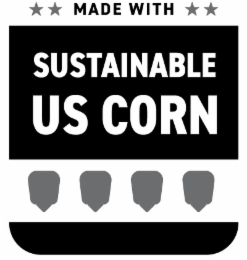 MADE WITH SUSTAINABLE US CORN logo