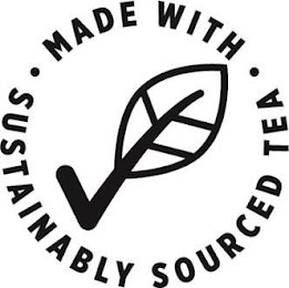 MADE WITH ? SUSTAINABLY SOURCED TEA ? logo