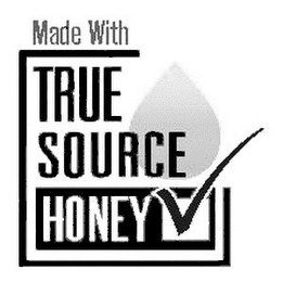 MADE WITH TRUE SOURCE HONEY logo