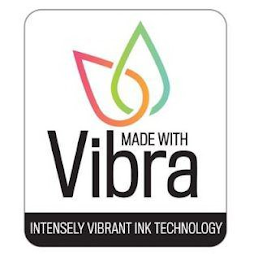 MADE WITH VIBRA INTENSELY VIBRANT INK TECHNOLOGY logo
