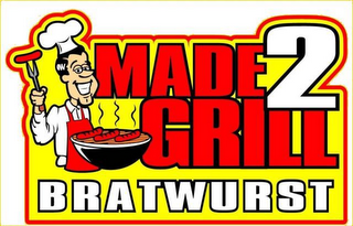 MADE2GRILL BRATWURST logo