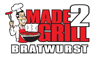 MADE2GRILL BRATWURST logo