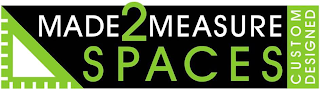 MADE2MEASURE SPACES CUSTOM DESIGNED logo