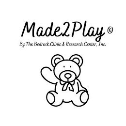 MADE2PLAY BY THE BEDROCK CLINIC & RESEARCH CENTER, INC. logo