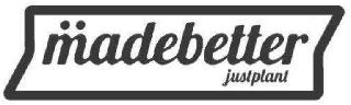 MADEBETTER JUSTPLANT logo