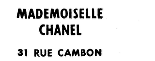 MADEMOISELLE CHANEL 31 RUE CAMBON logo