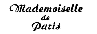 MADEMOISELLE DE PARIS logo