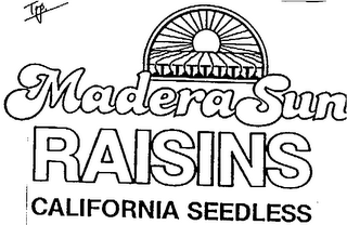 MADERA SUN RAISINS CALIFORNIA SEEDLESS logo
