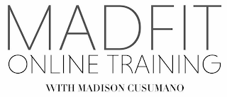 MADFIT ONLINE TRAINING WITH MADISON CUSUMANO logo